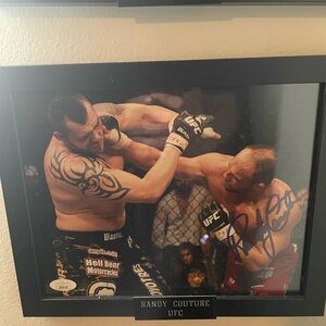 UFC RANDY COUTURE AUTOGRAPHED COA FROM JSA